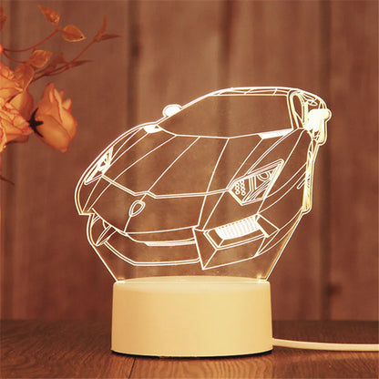 3D LED Night Light Lamp