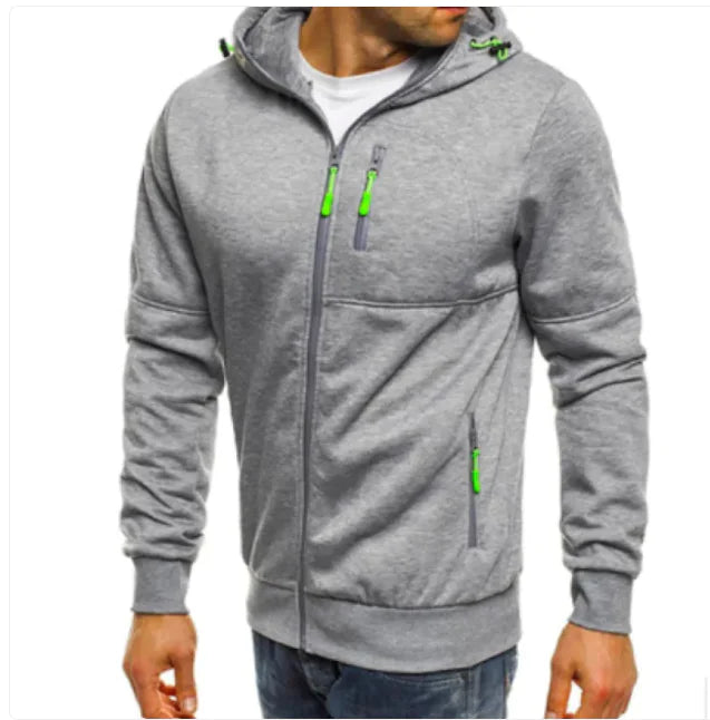 Men Hoodie Cotton Jacket