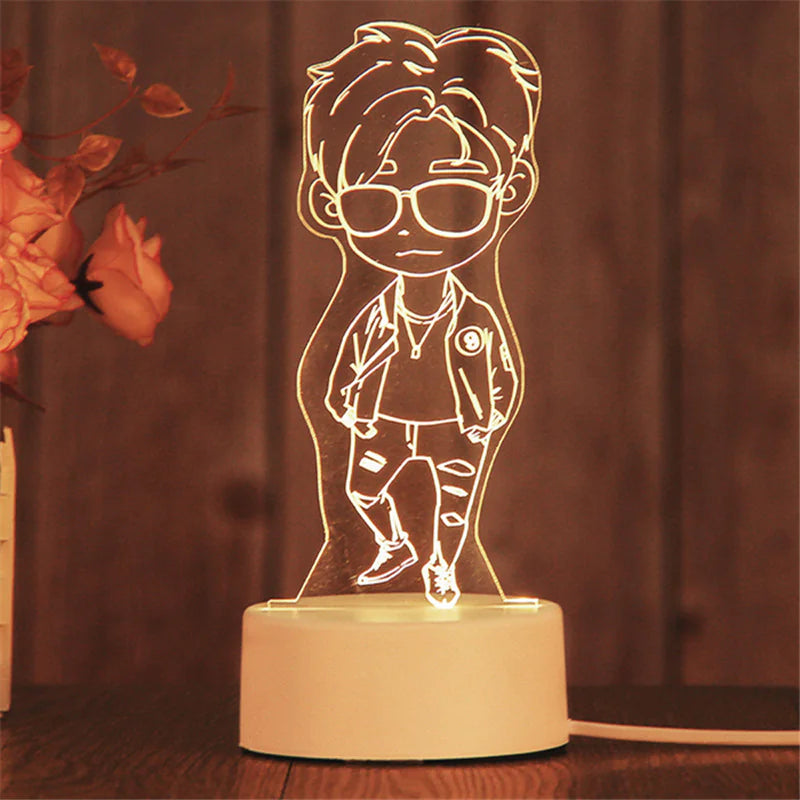 3D LED Night Light Lamp