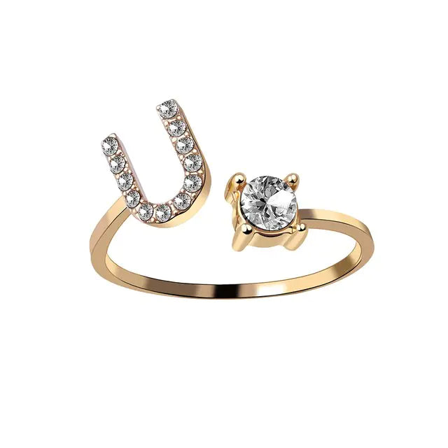 Initial Letter Rings for Women