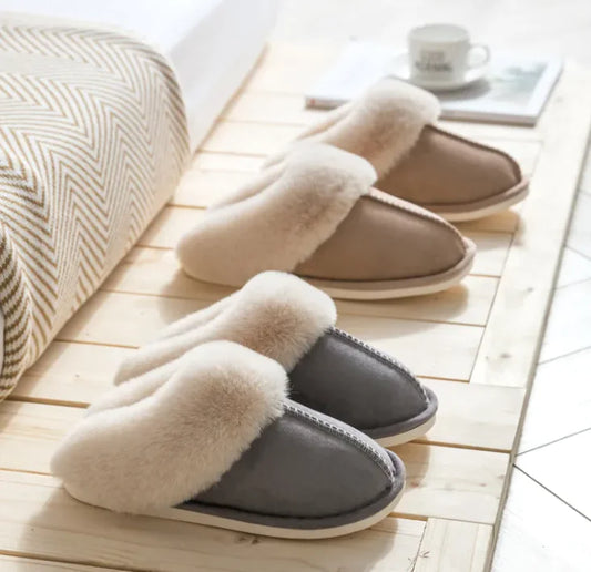 Cozy Step Plush Slippers