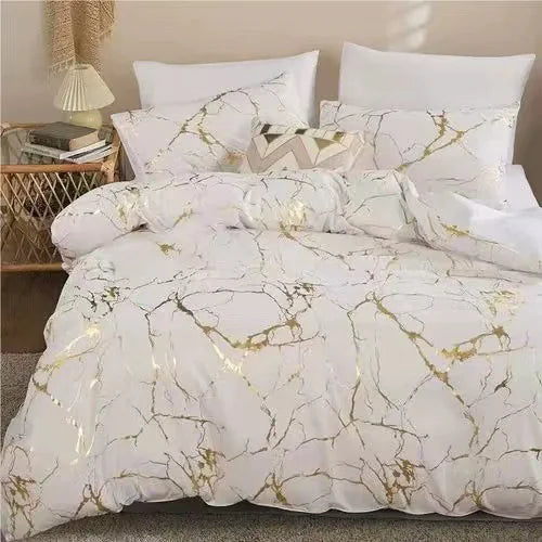 Three-piece Gilding Quilt Cover For Home Use