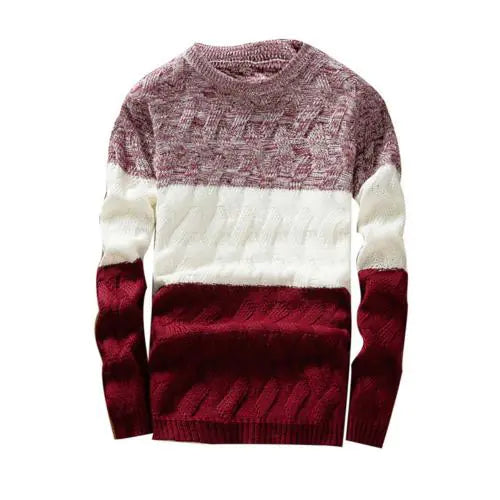 Men Autumn Sweaters O Neck Long Sleeve