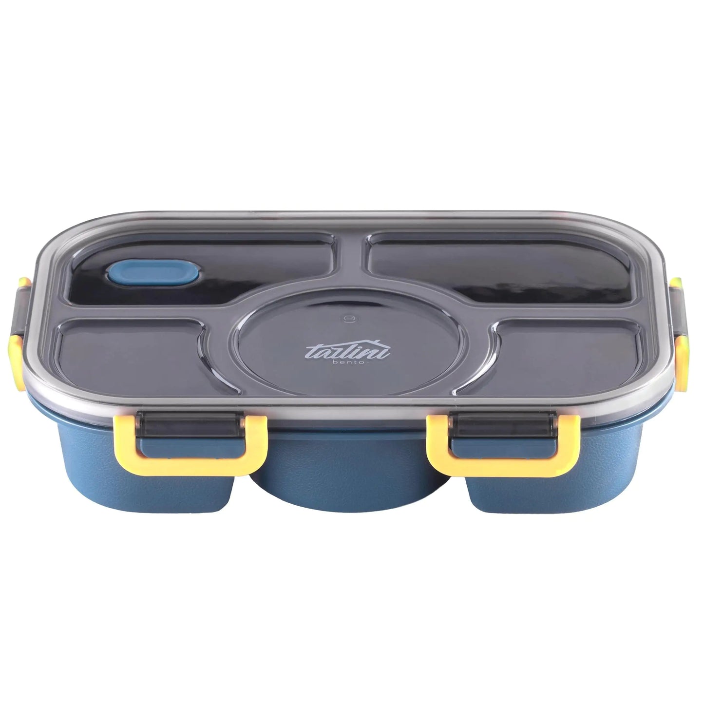 Blue Bento Box Simple & Easy Leak Proof BPA Free 5 Compartment 50 Ounces