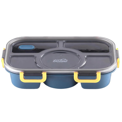 Blue Bento Box Simple & Easy Leak Proof BPA Free 5 Compartment 50 Ounces