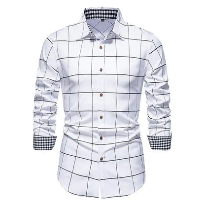 Patchwork Formal Shirts for Men