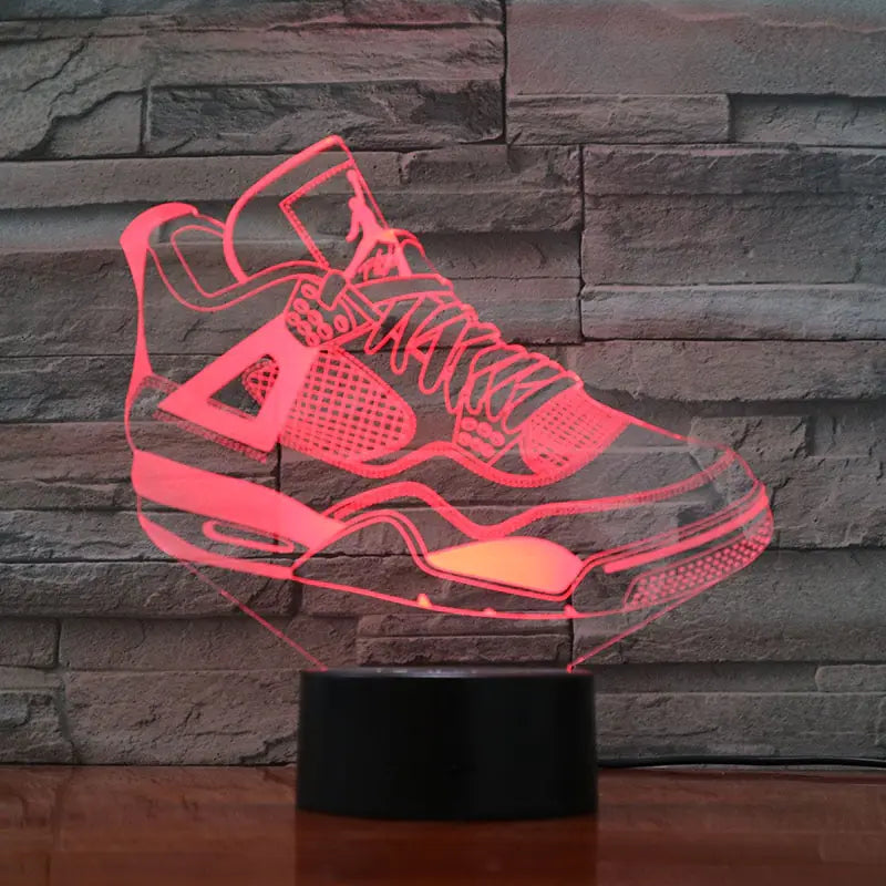 3D LED Sneakers Night Lamp