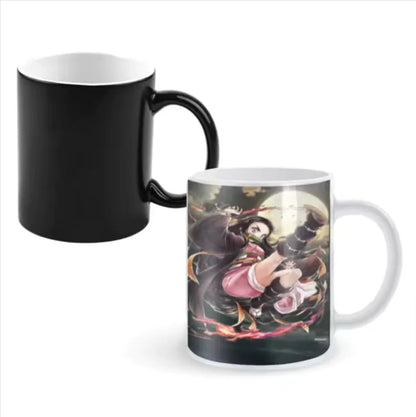 Color-Changing Demon Slayer Anime Coffee Mugs – Unique Gifts for Fans!