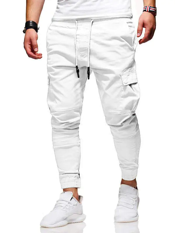 Men Autumn Thin Cotton Casual Pants