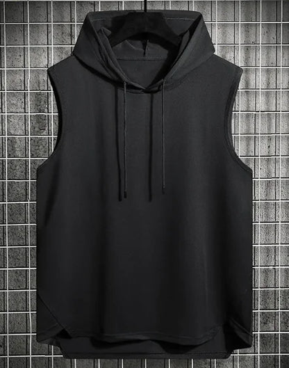 Men's Hong Kong Style Casual Hoodie Vest