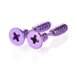 Nail Screw Stud Earring