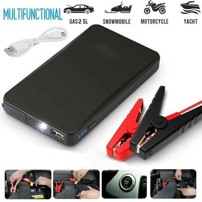 Portable Mini Slim 20000mAh Car Jump Starter Engine Battery Charger Power Bank