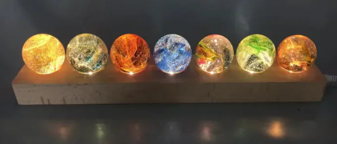 Creative Colored Glaze Luminous Crystal Ball