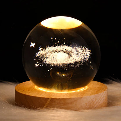 Luminous Starry Sky Crystal Ball Night Lamp