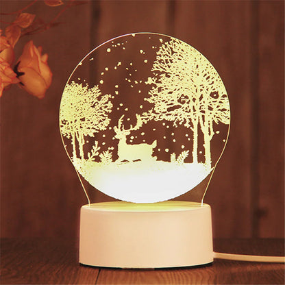 3D LED Night Light Lamp