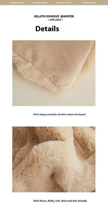 Thick Fleece Winter Double-sided Blanket