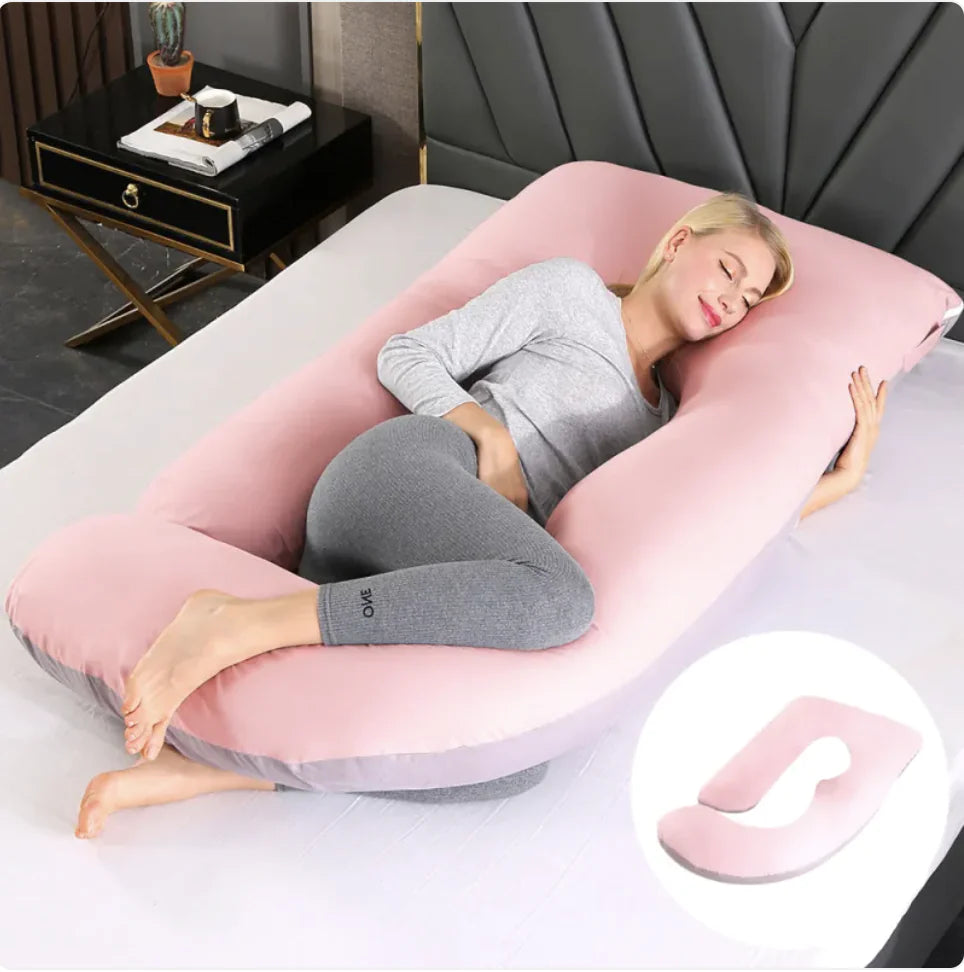 Maternity Pillow Waist Support Side Sleeping Slope Pillow J-type