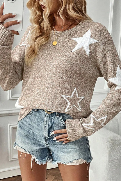 Women’s Winter XINGX Pattern Pullover Sweater