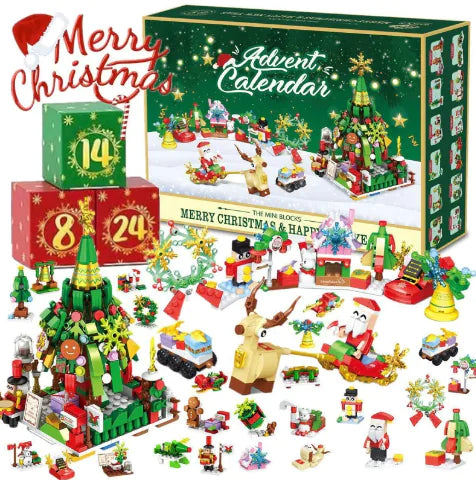 Christmas Countdown Building Blocks