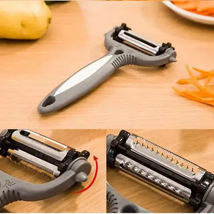 Quick Prep 3 in 1 Veggie Peeler, Slicer & Shredder