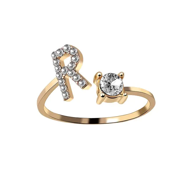 Initial Letter Rings for Women