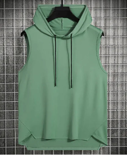 Men's Hong Kong Style Casual Hoodie Vest