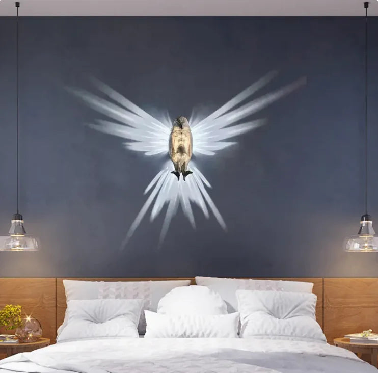 Owl & Eagle Glow Wall Light