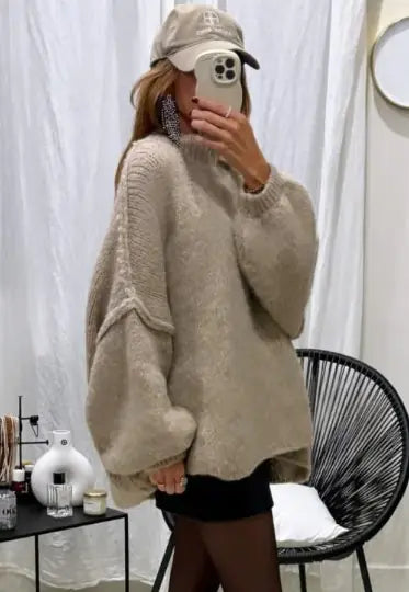 Loose Plus Size Pullover Sweater