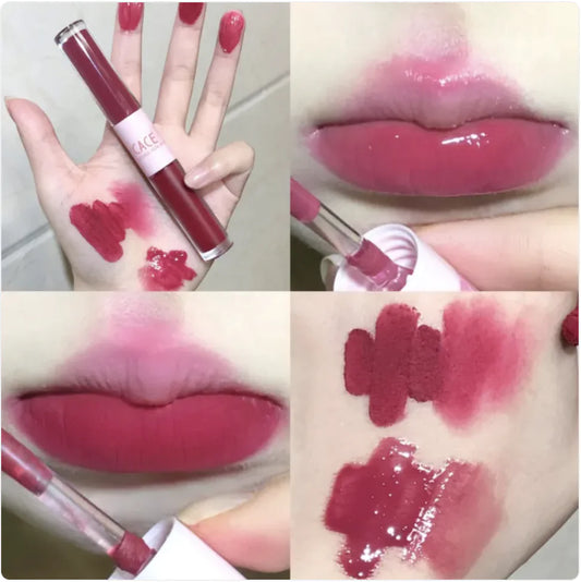 Dual-Ended Long-Lasting Moisturizing Lip Lacquer