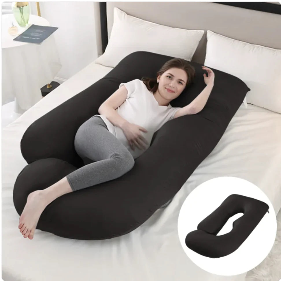 Maternity Pillow Waist Support Side Sleeping Slope Pillow J-type