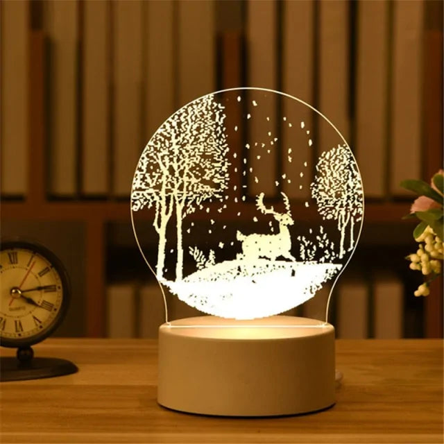 3D Acrylic Lamp for Decoration