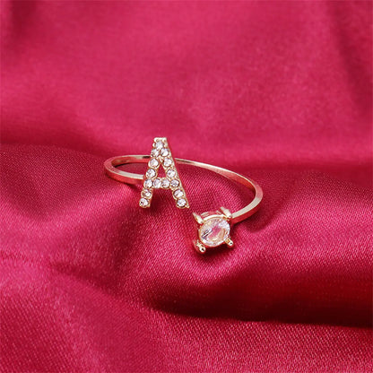 Initial Letter Rings for Women