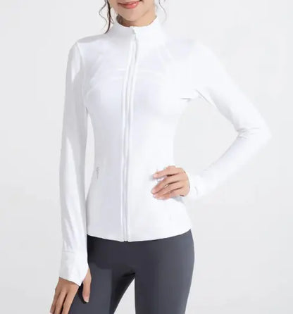 Workout Long Sleeve Zipper Jacket