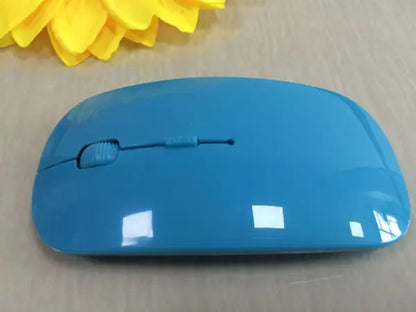 Candy color ultra thin 2.4 USB Wireless Mouse