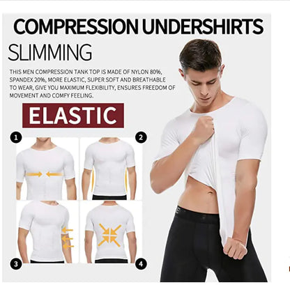 Compression Body Building Shirt Men