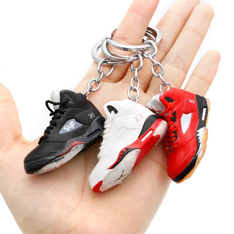 Exquisite 3D Mini Sneakers Keychain