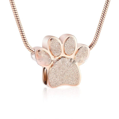 Paw Print Pendant Necklace