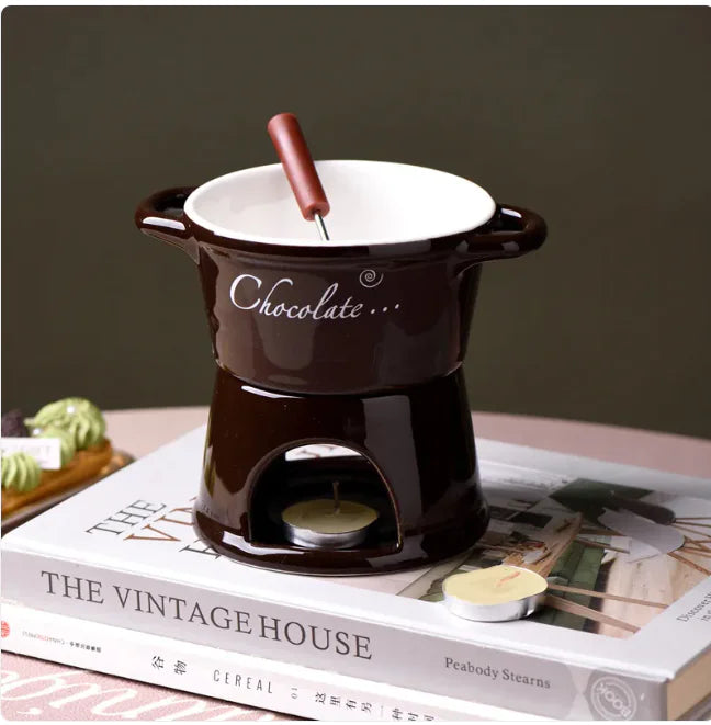 Mini Fondue Pot - Cheese & Dessert Melting Cup