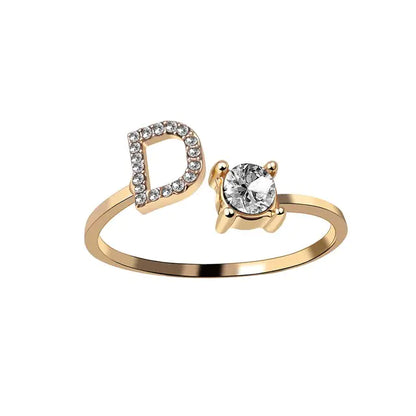 Initial Letter Rings for Women