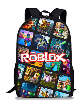 3D Cartoon Roblox Backpack for Kids