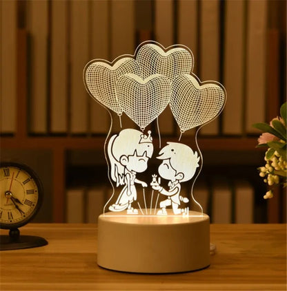 3D Acrylic Lamp for Decoration