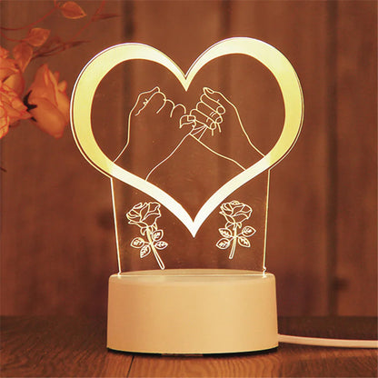 3D LED Night Light Lamp