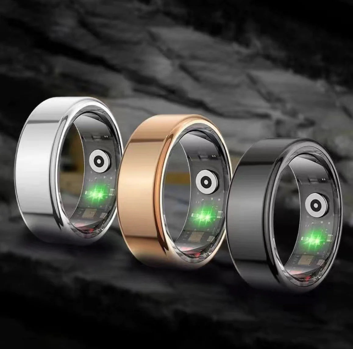 Smart R06 Heart Monitoring Couple Ring