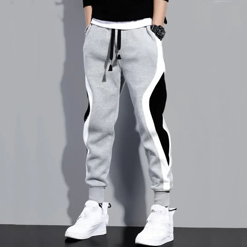 New Casual Pants Men Fitness Sportswear Tracksuit