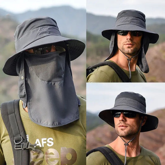 Removable Outdoor Visor Bucket Hat