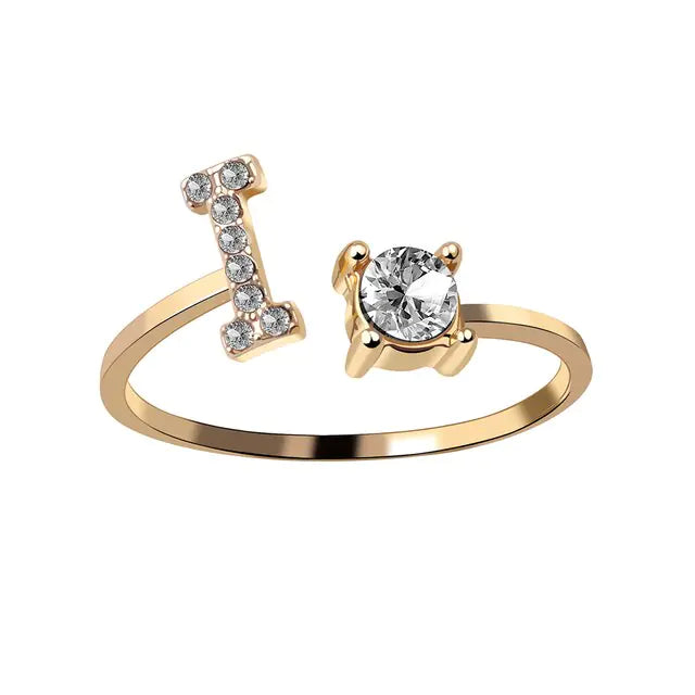 Initial Letter Rings for Women