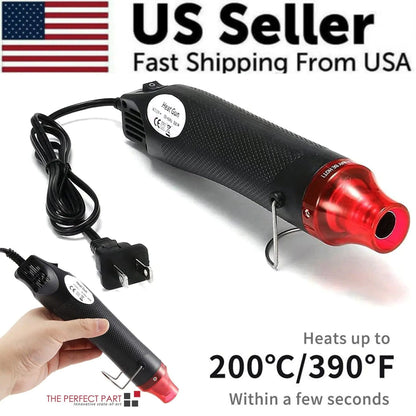 Mini Heat Gun DIY Electric Nozzles Tool Hot Air Gun Embossing Drying Paint USA