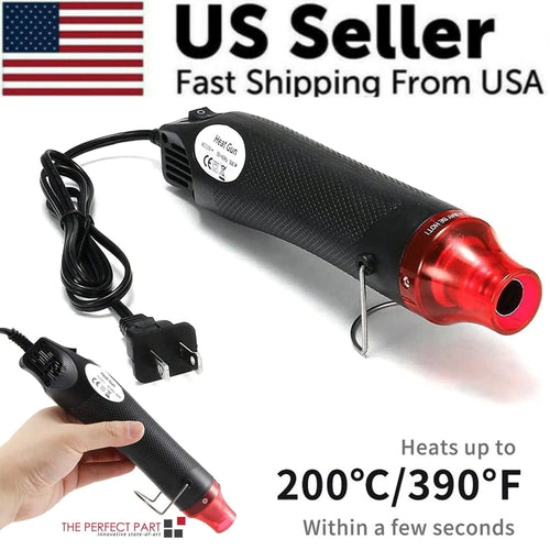 Mini Heat Gun DIY Electric Nozzles Tool Hot Air Gun Embossing Drying Paint USA