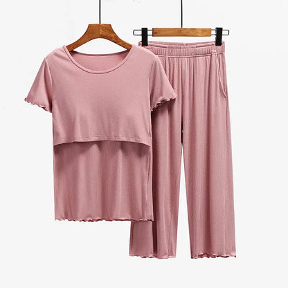 Maternity Clothes Sleepwear Set