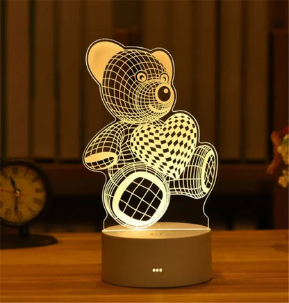 3D Acrylic Lamp for Decoration